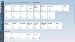 SAP Business ByDesign  Subcontracting Part 2  The how part [upl. by Teresa]