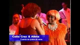 CELIA CRUZ Y ALBITA  Cuando se quiere de veras [upl. by Lockhart]