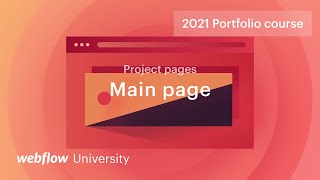 Create dynamic portfolio pages using the Webflow CMS — Build a custom portfolio in Webflow Day 7 [upl. by Alejo]