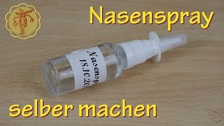 MeersalzNasenspray selber machen  super einfach und schnell [upl. by Merchant457]