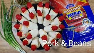 Frabelle Foods Easy Breezy Recipe Bossing Cheesy Hotdog Pork amp Beans Breadroll [upl. by Neelia271]