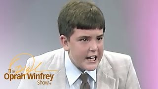 Does This Child Preacher Understand the Words Hes Yelling  The Oprah Winfrey Show  OWN [upl. by Yreffeg]