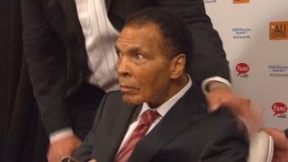 Muhammad Ali makes rare public appearance [upl. by Ydnak]