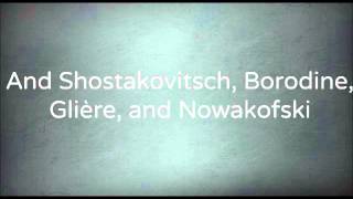 Tchaikovsky by Danny Kaye  with lyrics [upl. by Airtemed282]