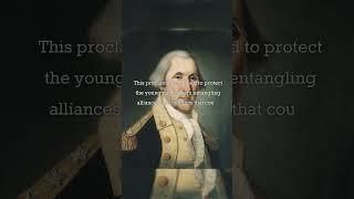 George Washington and The Neutrality Proclamation georgewashington history americanhistory [upl. by Neerbas]