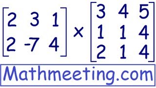 Multiplying matrices [upl. by Vittoria353]