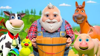 Farm Animal Song  Farmer in the Dell  More Kids Music amp Nursery Rhymes [upl. by Anayet]