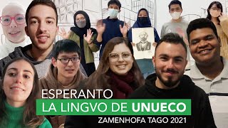 Esperanto La lingvo de unueco  Zamenhofa Tago 2021 [upl. by Ayoras]