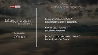 Liturgia Godzin  Modlitwa Południowa  Niedziela 17 Grudnia [upl. by Isadora89]