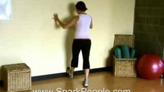 Calf and Ankle Stretching Workout for Shin Splints [upl. by Ayotas]