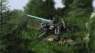 Soldiers holding back the enemy advance  Tilt Shift [upl. by Lertnek695]