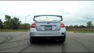 2015 WRX Muffler Delete Axleback Kit from MAPerformance [upl. by Atekihc]