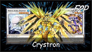 F2P CRYSTRON  Easy Quariongandrax with Shark Skill YuGiOh Duel Links [upl. by Zsa Zsa202]