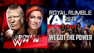 WWE Royal Rumble 2019  Zayde Wolf  We Got the Power Official Theme  AE Arena Effects [upl. by Omarr]