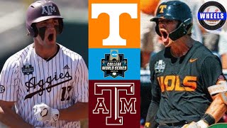 1 Tennessee v 3 Texas AampM INTENSE  Finals Game 2  College World Series  2024 College Baseball [upl. by Bach980]