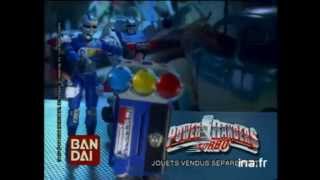 Power Rangers Turbo  Publicité  BanDai  Collection Centurion Bleu [upl. by Aileduab877]