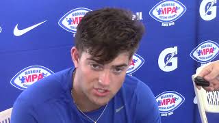 LSUs Garrett Nussmeier at Manning Passing Academy  June 28 2024 [upl. by Hussey]