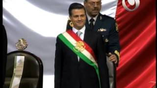 TOMA DE PROTESTA AL CARGO DE PRESIDENTE DE MÉXICO EPN [upl. by Einiffit]