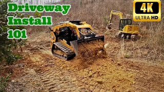 How To Build A Gravel Road on Unstable Ground Part 1 of 10 [upl. by Ecnarf735]