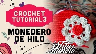 Crochet  Monedero de hilo [upl. by Woll]