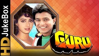 Guru 1989  Full Video Songs Jukebox  Mithun Chakraborty Sridevi Nutan Shakti Kapoor [upl. by Attolrahc160]