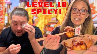 OSAKA Japan SPICY Food Tour🇯🇵 [upl. by Oht]