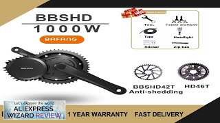 Bafang BBSHD 1000W 48V52V Mid Drive Motor Electric Bike Conversion Kit BBS03B Review [upl. by Einneb643]