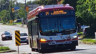 A Ride on route 14 Glencarin to Davisville Station [upl. by Imit]