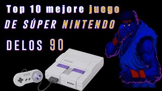 top 10 mejoré juego de súper Nintendo de los 90 [upl. by Leihcim]