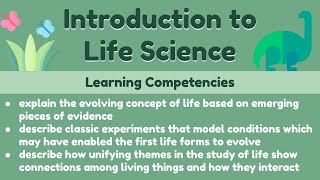 Introduction to Life Science  Origin of Life  Historical Development of the Concept of Life [upl. by Klement414]