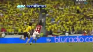 Colombia vs Paraguay 20 Eliminatorias Mundial Brasil 2014 [upl. by Halyk]