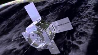 CloseUp View of Satellite in Orbit [upl. by Brittain]