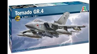 Italeri Tornado Gr4 132 Kit REVIEW 2513 PART ONE [upl. by Thorny]