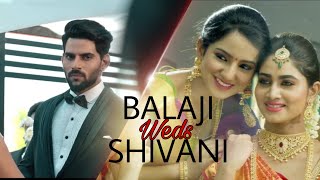 Balaji Shivani Wedding Video  Balaji Shivani Dream Wedding Video  biggbosstamil wedding balaji [upl. by Ainahs970]