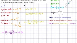 29 Versnelde beweging 4V Oefeningen 1 [upl. by Ordnassela]