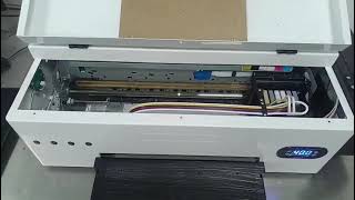 how to move the ink carriage to middle after two red light appear of ACHI A3 Roll DTF printer [upl. by Lepp819]