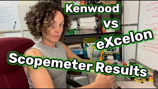 Kenwood DMX7706s vs Kenwood eXcelon DDX9907XR Preamp voltage and Distortion test with Scopemeter [upl. by Anilorac471]