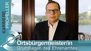 Ortsbürgermeister  das GRUNDLAGENSEMINAR [upl. by Wivinia]