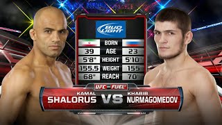 UFC Debut Khabib Nurmagomedov vs Kamal Shalorus  Free Fight [upl. by Aerdua55]