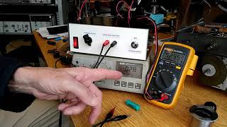 Testing old capacitors with the AWA Capacitor Leakage Tester [upl. by Ashbaugh]