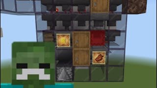 Compact Gold Farm Storage BedrockMCPE [upl. by Tennaj861]