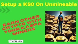 How to Put a KS0 Kaspa Miner on Unmineable [upl. by Nosylla]