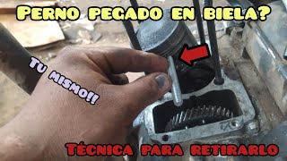 Como sacar perno muy pegado en la biela de tu moto [upl. by Nicolas]