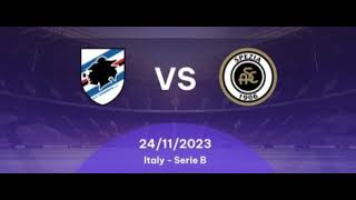 SAMPDORIA VS SPEZIA  ITALY SERIE B MATCH PREDICTION [upl. by Cis447]