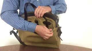 Filson Original Briefcase Review [upl. by Aisekal]