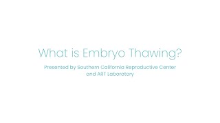 What is Embryo Thawing [upl. by Thorlay54]