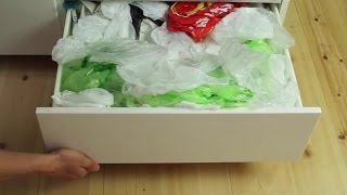 Es häufen sich die Plastiktüten Doch mit diesem genialen Trick wirst du endlich Herr der Lage [upl. by Ahsets]