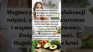 Roślinne źródła magnezu które musisz znać magnez zdrowie wegańskie [upl. by Ynnavoeg64]