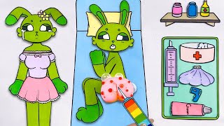 🎈paper diy🎈 Hoppy visits doctor Pop the pimples compilation  Poppy Playtime Chapter 3 Compilation [upl. by Pliner]