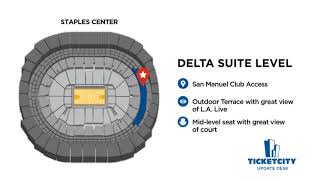 Staples Center Seat Recommendations  The TicketCity Update Desk [upl. by Reiter]